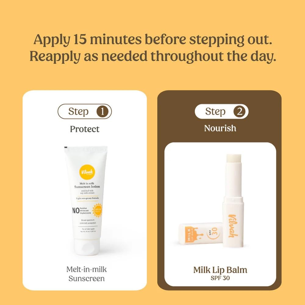 Vilvah Milk Lip Balm SPF 30 PA+++