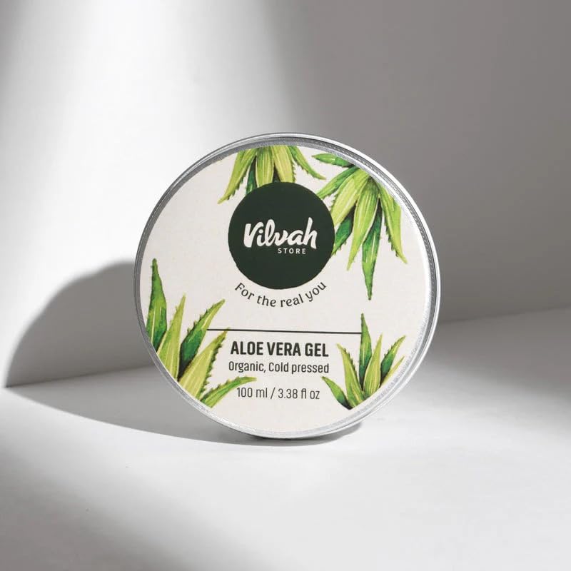 Vilvah Natural Skincare Kit – Aloe Vera Gel 100 ml tin
