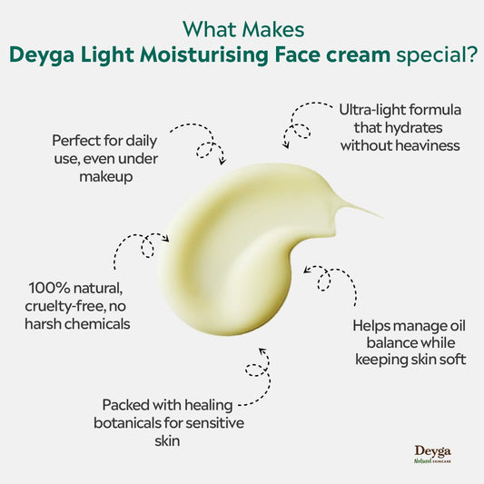 Deyga Light Moisturising Face Cream 30G