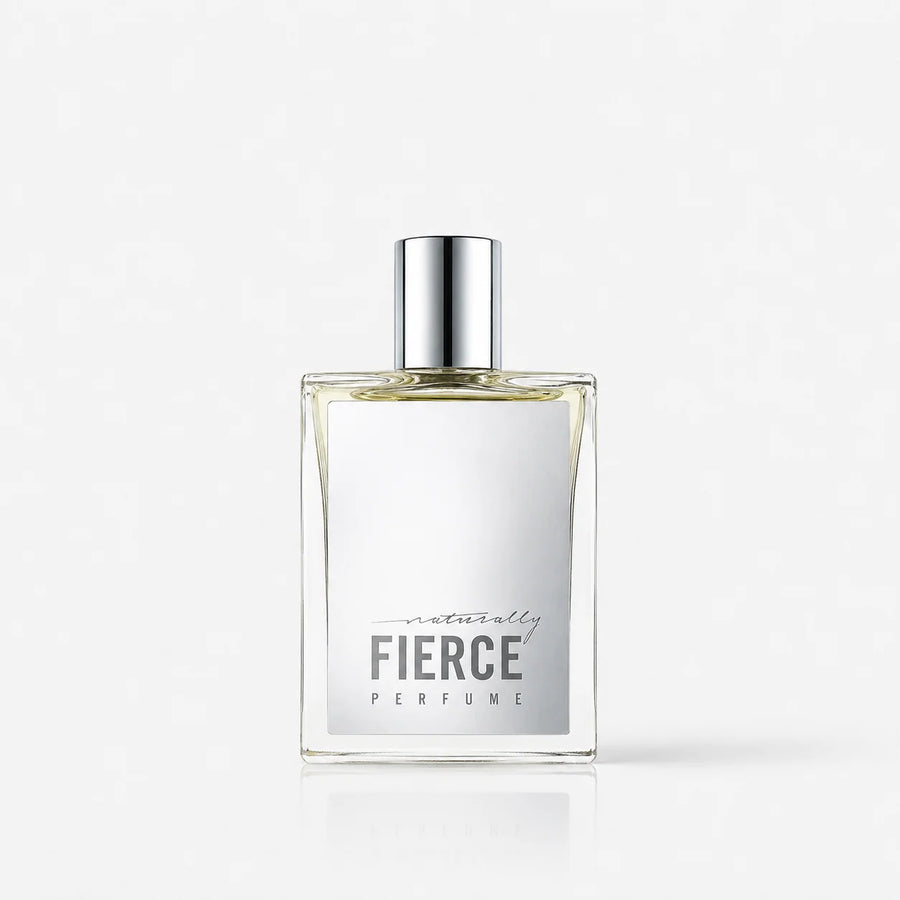 Abercrombie & Fitch Naturally Fierce Eau de Parfum 50ml – square glass bottle, front view