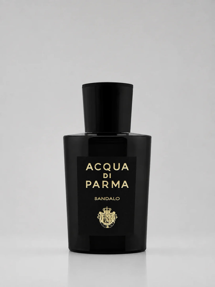 Acqua di Parma Sandalo EDP 20ml Unisex – black bottle with gold label, front view