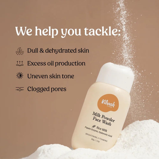Vilvah Milk Powder Face Wash 50g