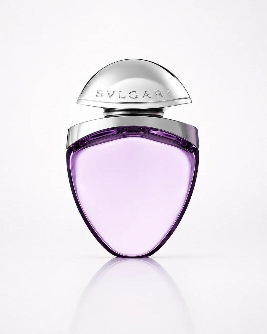 Bvlgari Omnia Amethyste Eau de Toilette 25ml – lilac jewel bottle, front view