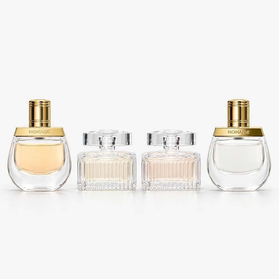 Chloé Women’s Miniature Perfume Set 4x5ml – four miniature bottles in a row