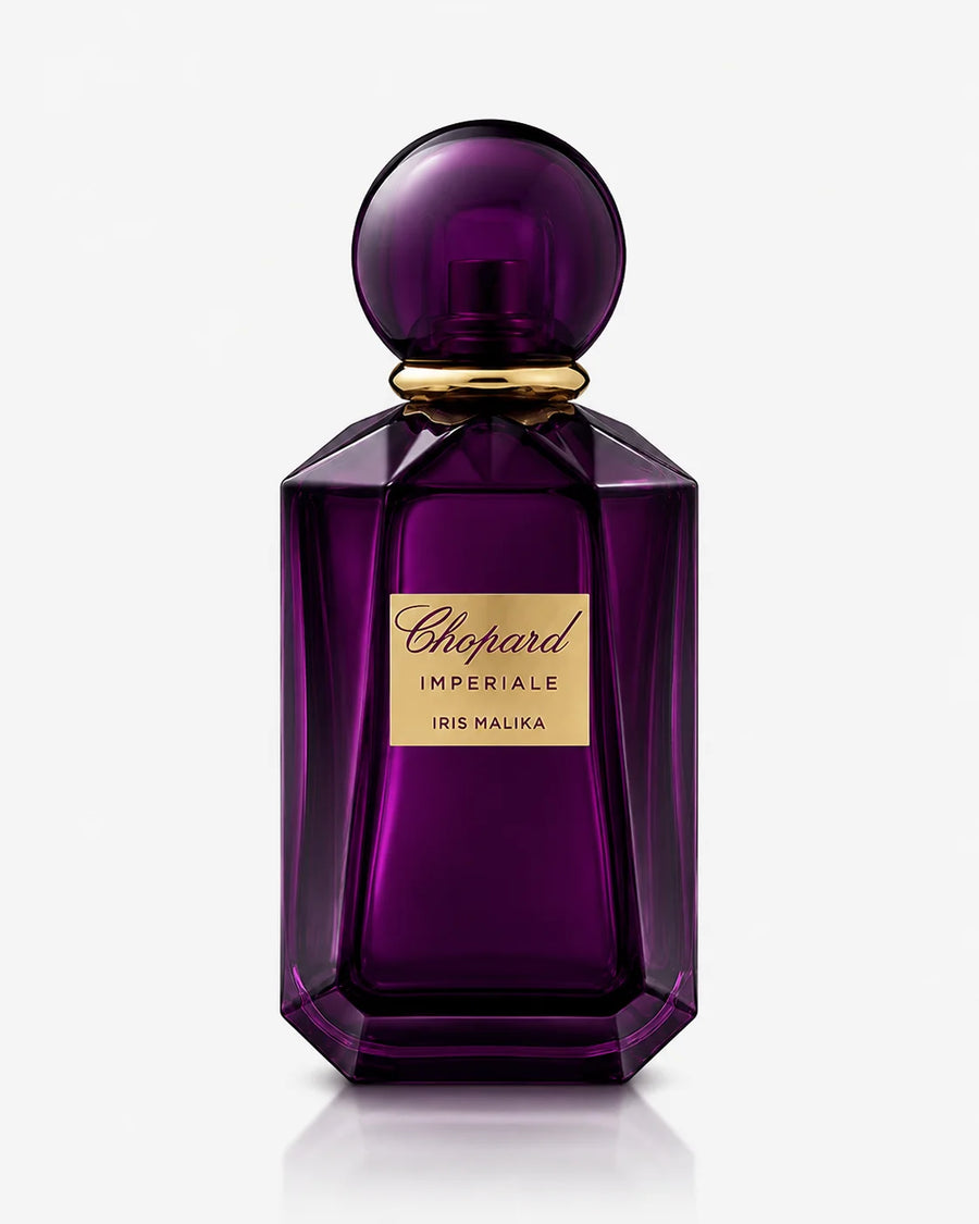 Chopard Imperiale Iris Malika Eau de Parfum 100ml – faceted purple bottle with round cap, front view