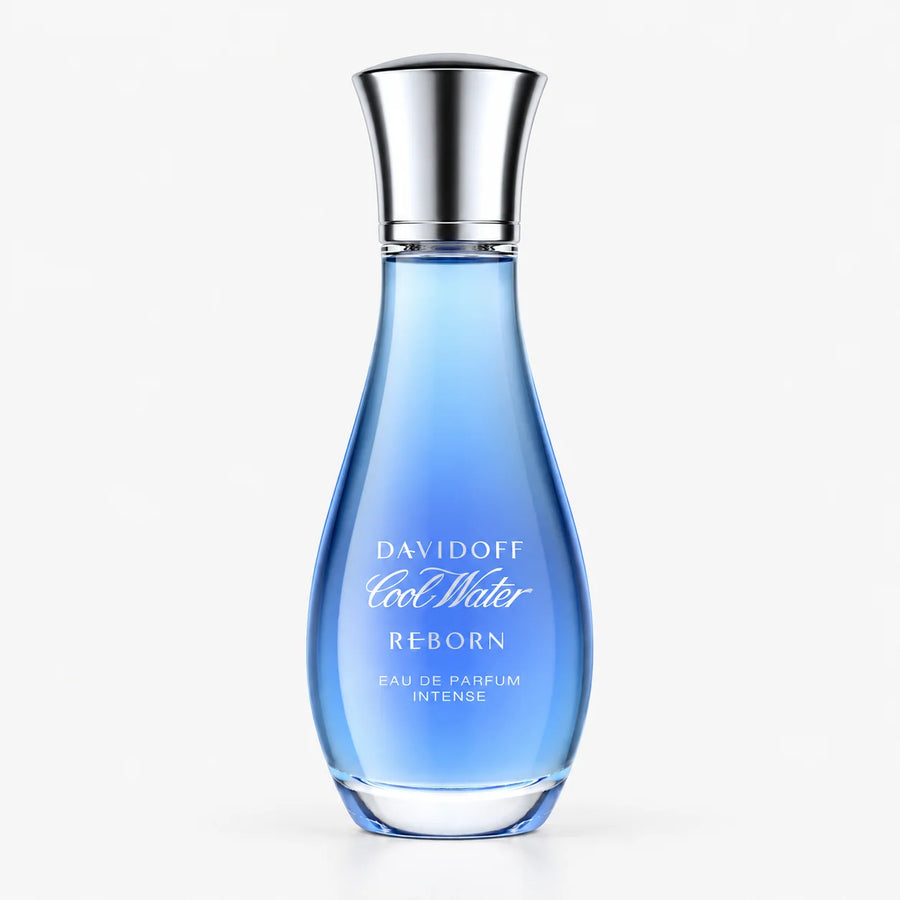 Davidoff Cool Water Reborn Intense Eau de Parfum 50ml – bottle, front view on a white background