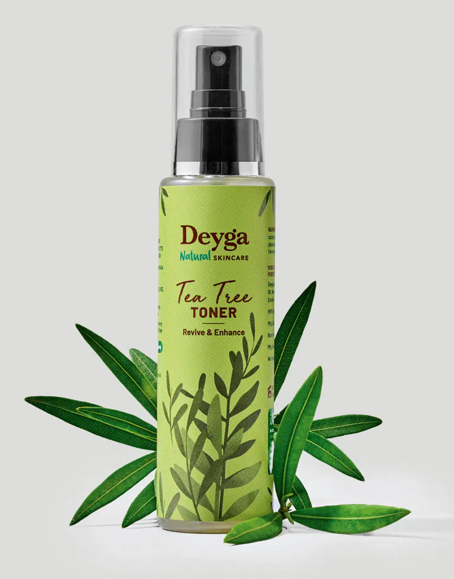 Deyga Tea Tree Facial Toner 100ML – spray bottle, close-up