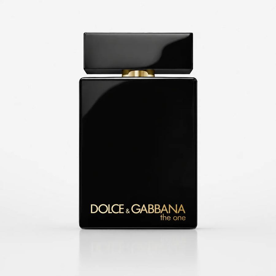 Dolce & Gabbana The One for Men Eau de Parfum Intense 100ml – 100 ml black bottle, front view