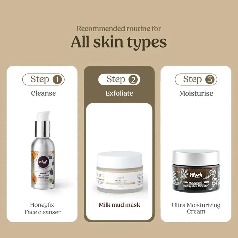 Vilvah Milk Mud Mask 50ml