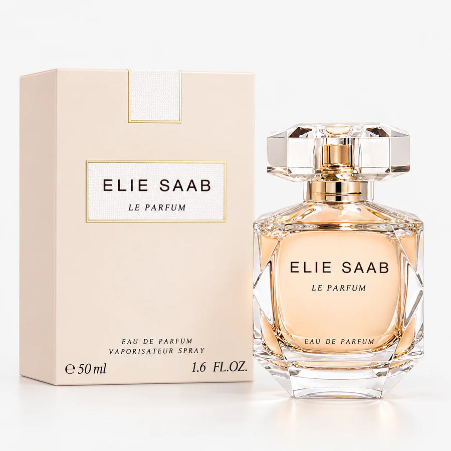 Elie Saab Le Parfum Eau de Parfum 50ml – 50 ml bottle and cream box