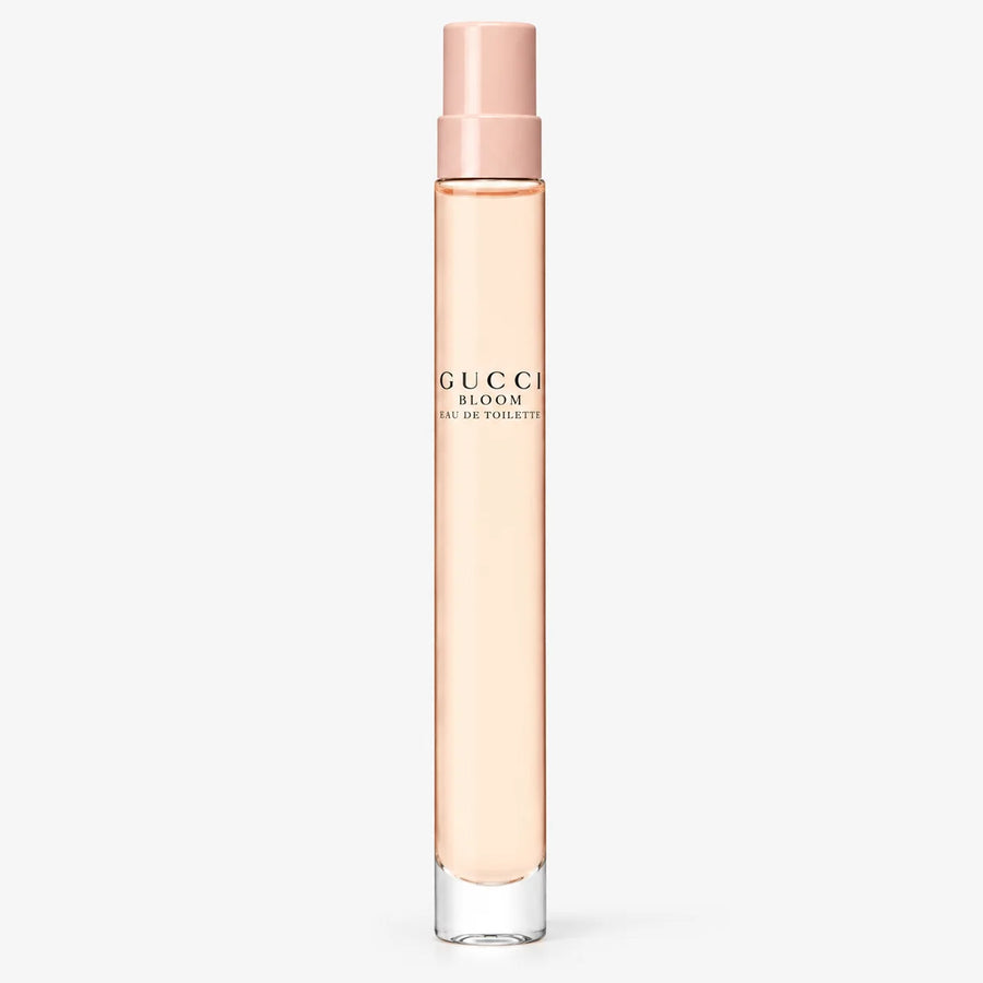 Gucci Bloom Eau de Toilette 10ml Miniature – 10 ml travel spray, front view on a white background