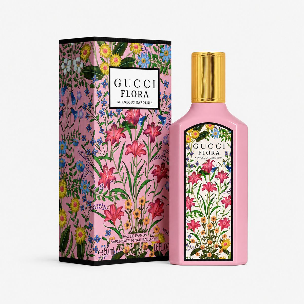 Gucci Flora Gorgeous Gardenia perfume bottle