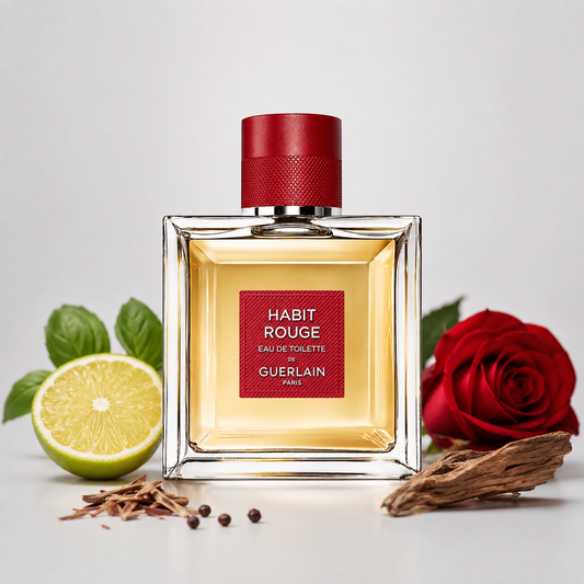Guerlain Habit Rouge luxury men’s perfume
