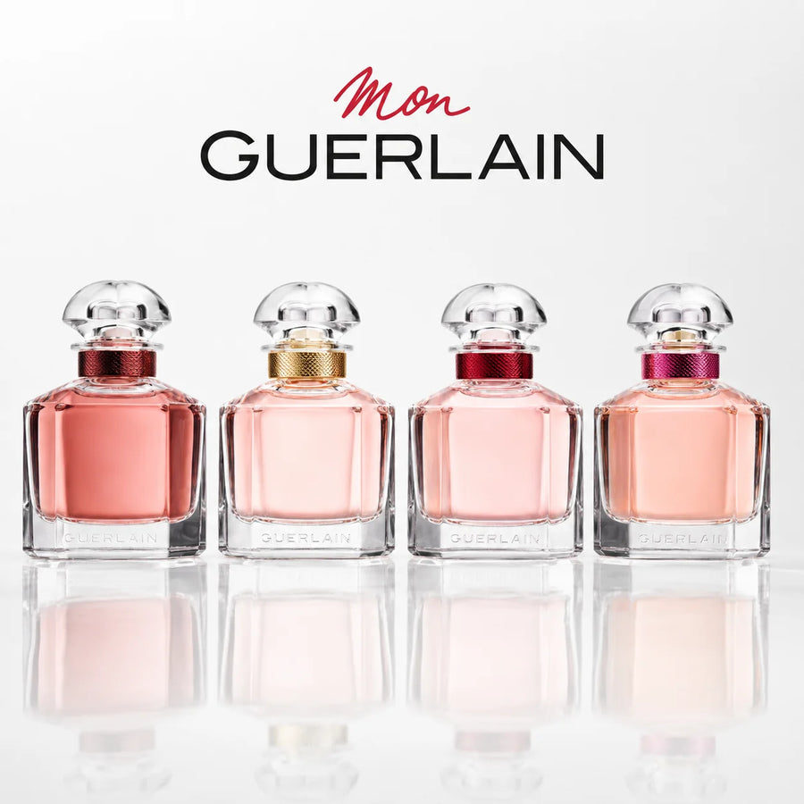 Guerlain Mon Guerlain Miniature Perfume Gift Set 4x5ml – four miniature bottles in a row