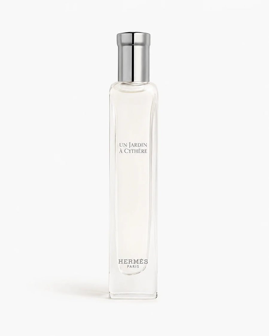 Hermès Un Jardin à Cythère Unisex EDT 15ml Miniature – slim clear 15 ml bottle, front view