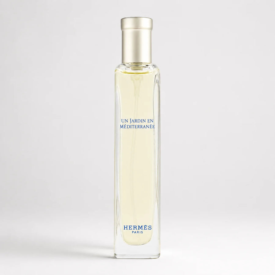 Hermès Un Jardin en Méditerranée EDT 15ml Miniature Unisex Fragrance – slim clear 15 ml bottle, front view