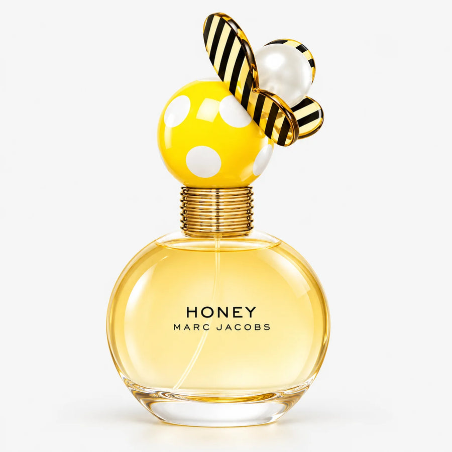 Marc Jacobs Honey Eau de Parfum 100ml – yellow bottle with bee cap, front view