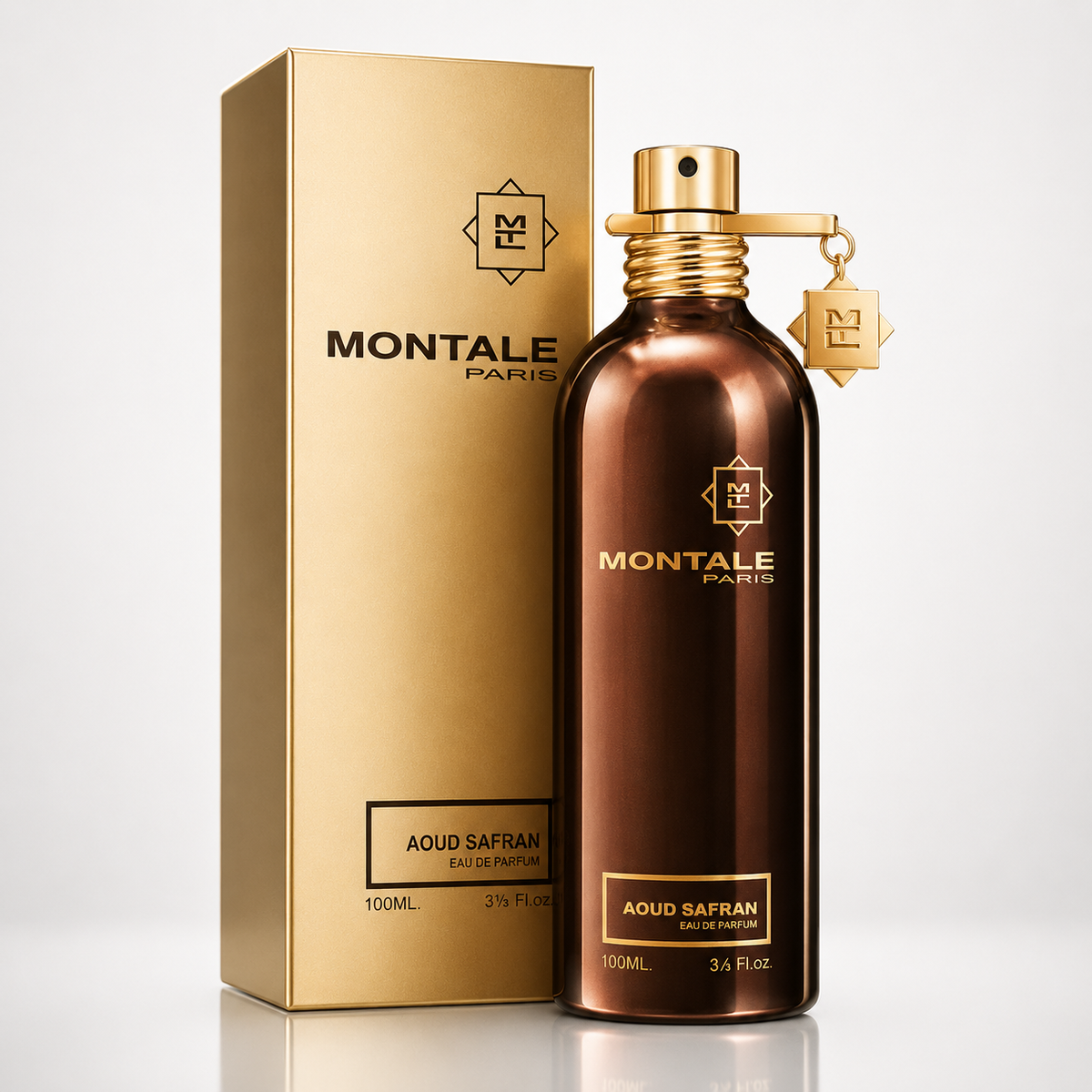 Montale Aoud Safran Eau de Parfum bottle