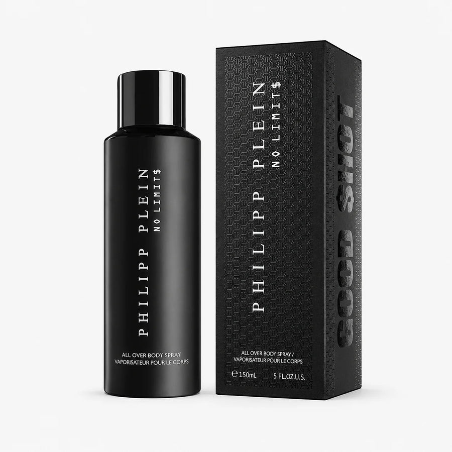 Philipp Plein No Limits After Shave Balm 150ml – can beside its black textured box