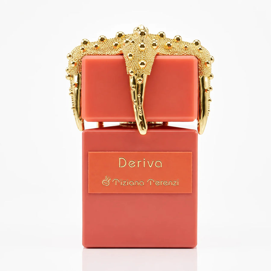 Sea Stars Collection Deriva Extrait De Parfum 100ML – coral bottle with gold starfish cap, front view
