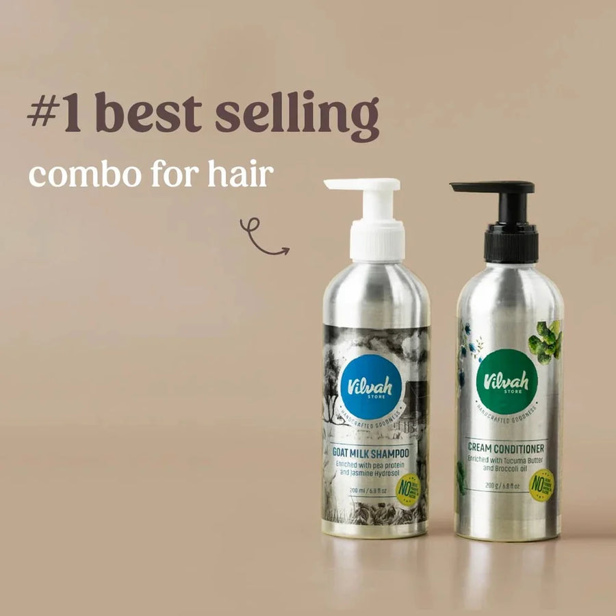 Vilvah Bestseller Hair Kit – both bottles, best-selling hair combo