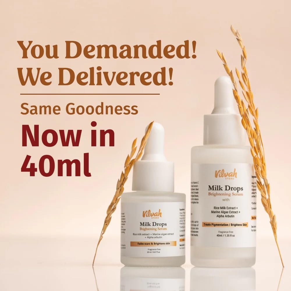 Vilvah Milk Drops Brightening Serum 40 ml