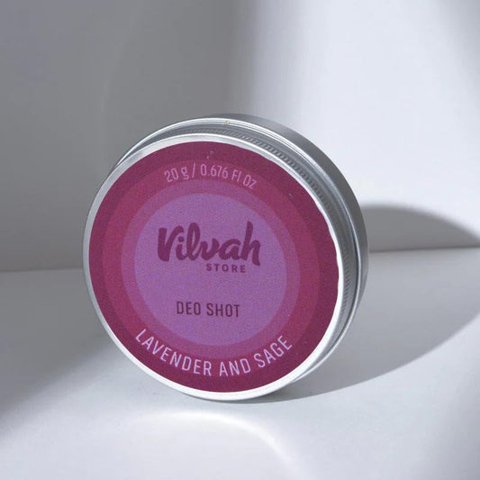 Vilvah Lavender & Sage Deo Shot 20g