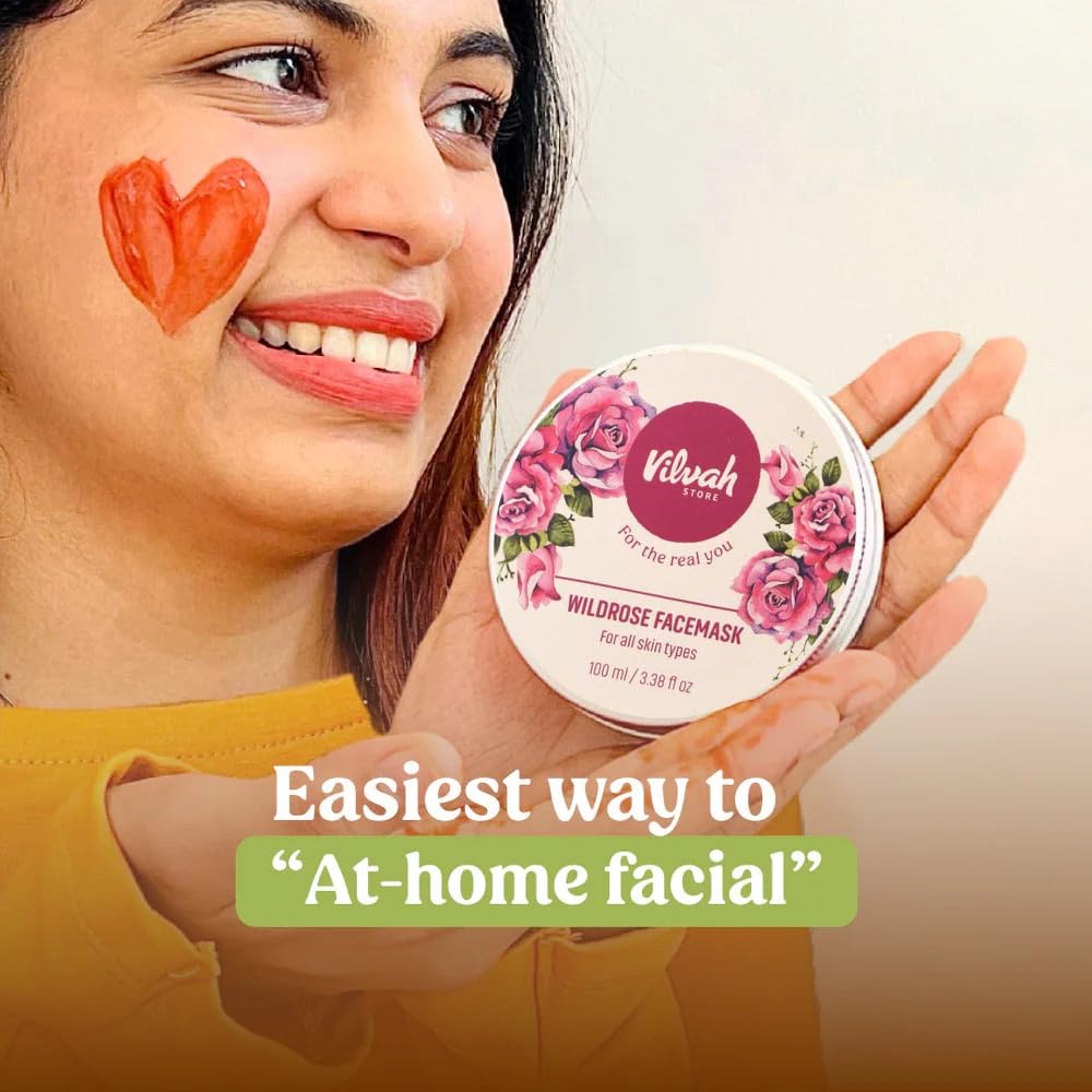 Vilvah Wild Rose Face Mask 100ml