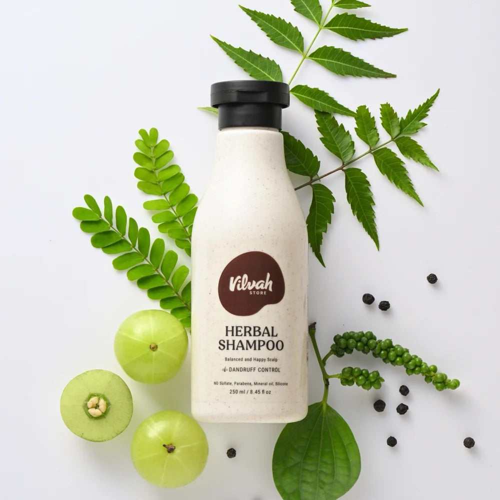 Vilvah Herbal Shampoo for Dandruff Control