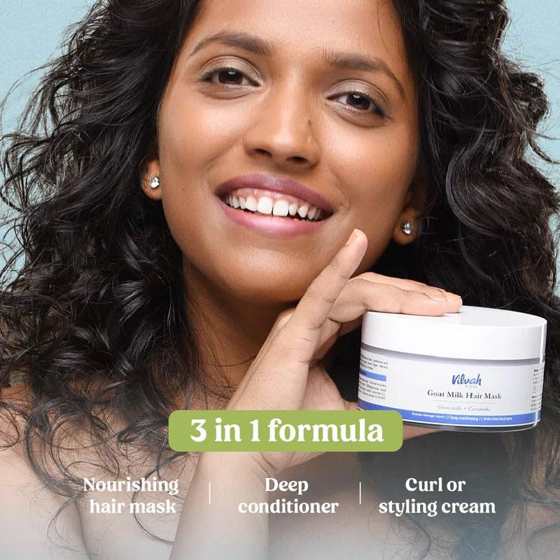 Vilvah Goat Milk Hair Mask 200g