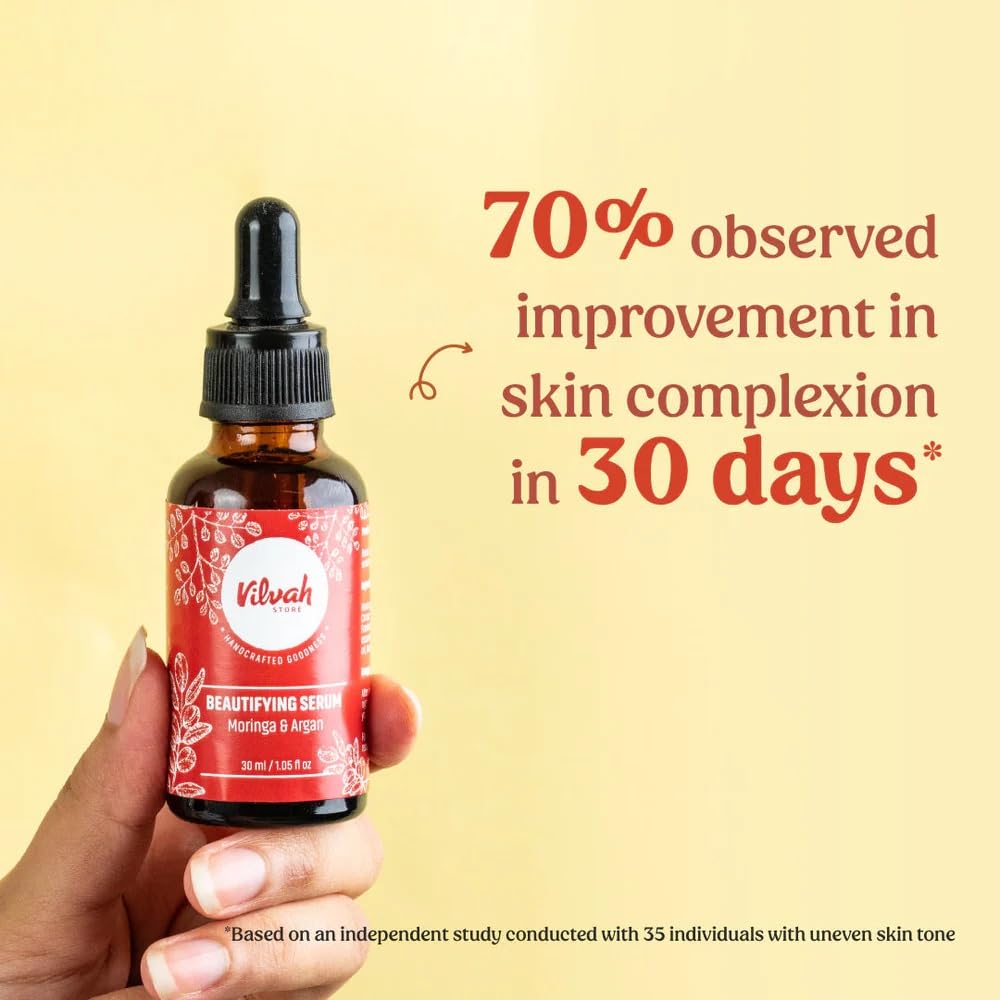 Vilvah Beautifying Serum – Moringa & Argan Oil 30ml