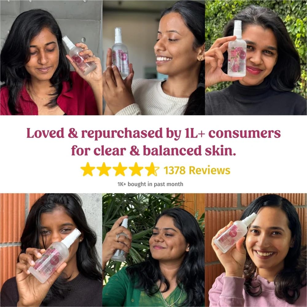 Vilvah Rosewater Facial Toner 100ml