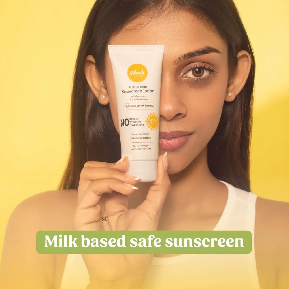 Vilvah Melt-in-Milk Sunscreen SPF 50 PA+++ 50ml