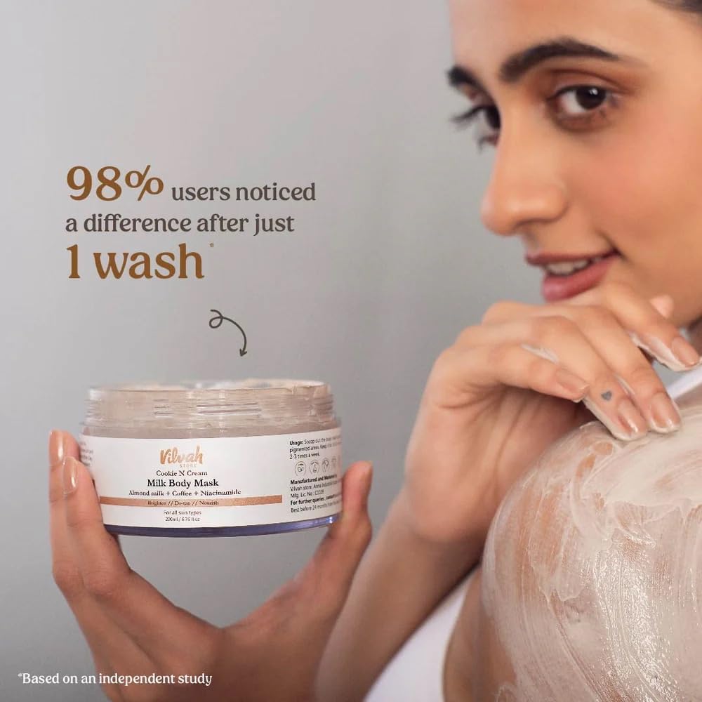 Vilvah Cookie N Cream Body Mask 200ml