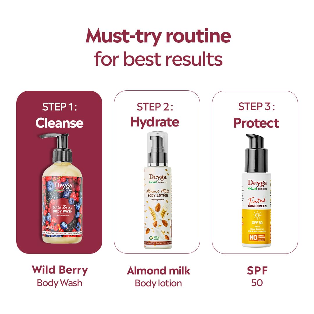 Deyga Wild Berry Body Wash 220ml