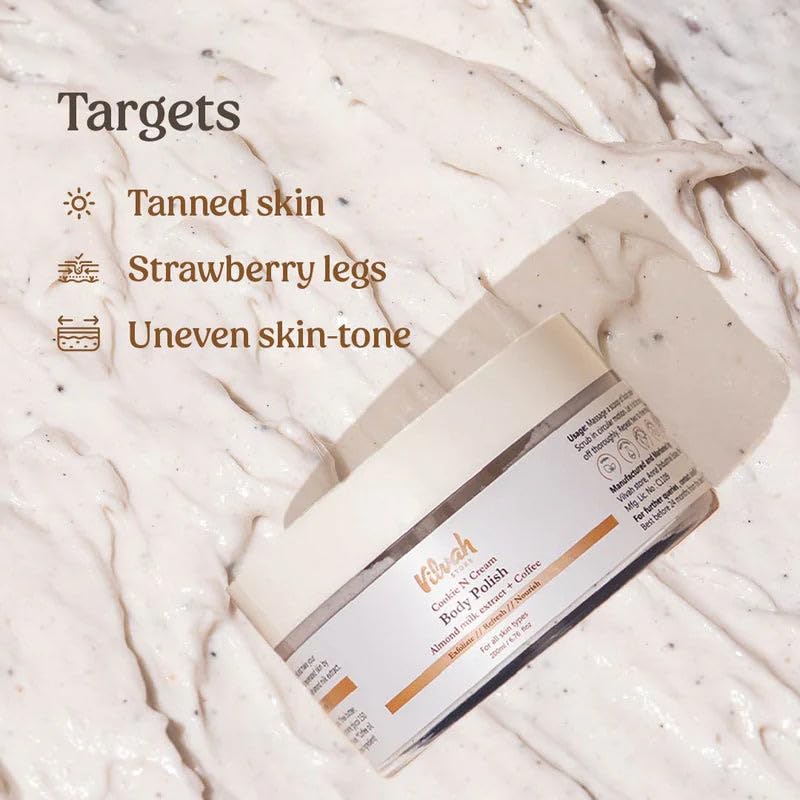 Vilvah Cookie N Cream Body Polish 200ml