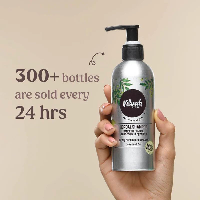 Vilvah Herbal Shampoo for Dandruff Control 500ml