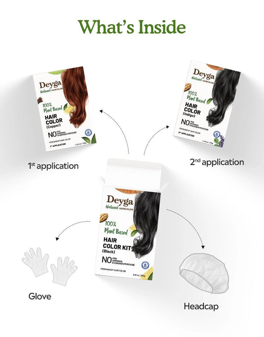 Deyga Plant Based Hair Color – Black