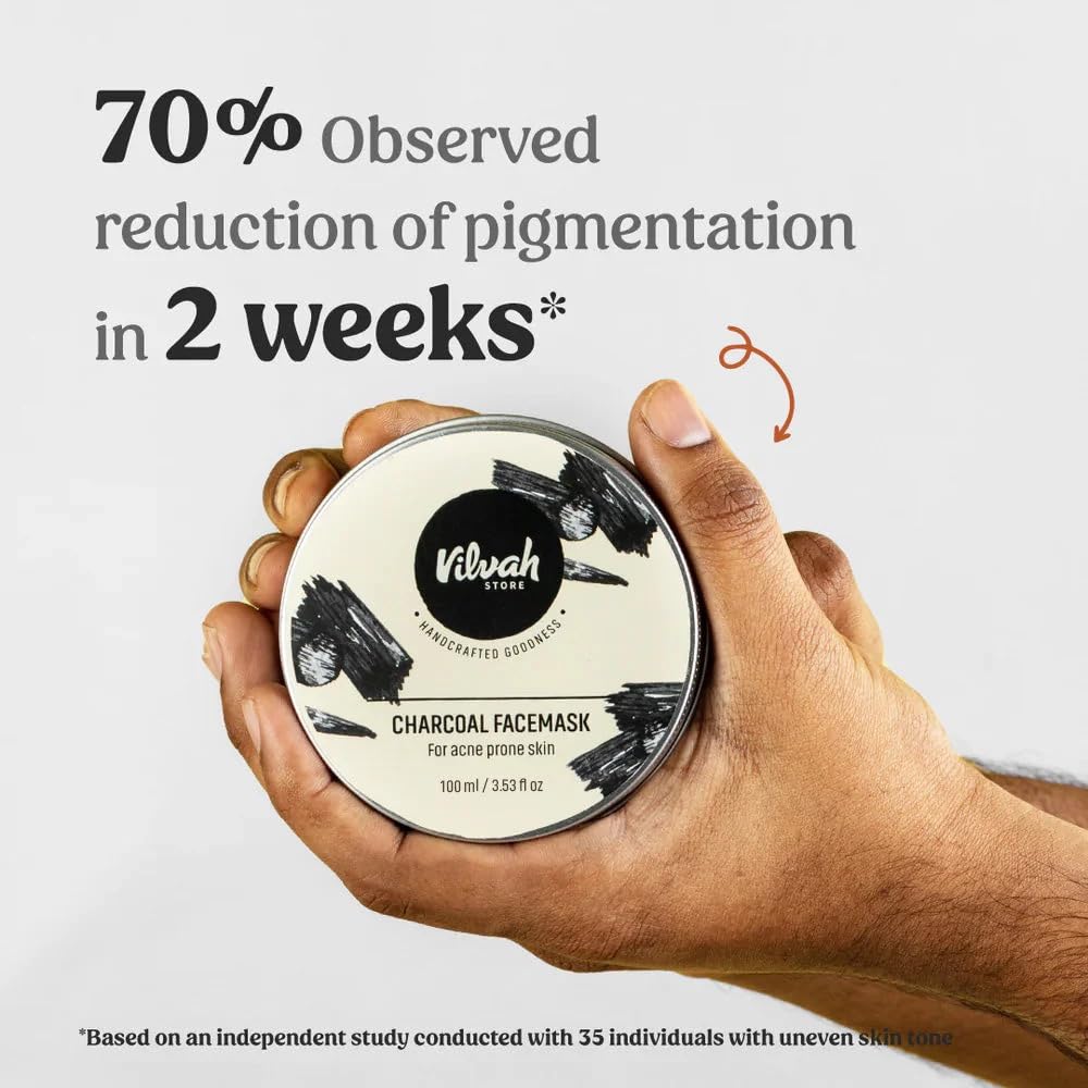 Vilvah Charcoal Face Mask 100ml