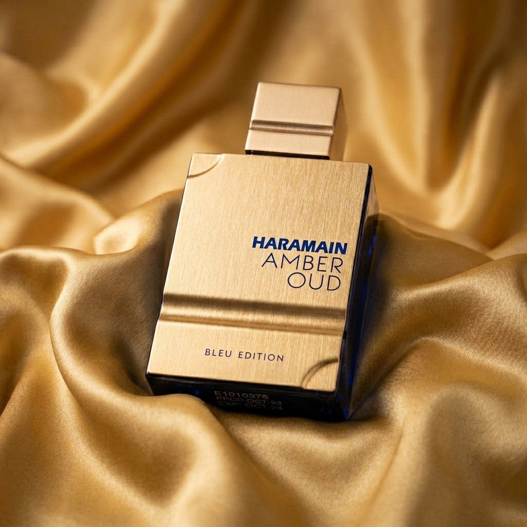 Al Haramain Amber Oud Bleu Edition Eau de Parfum bottle