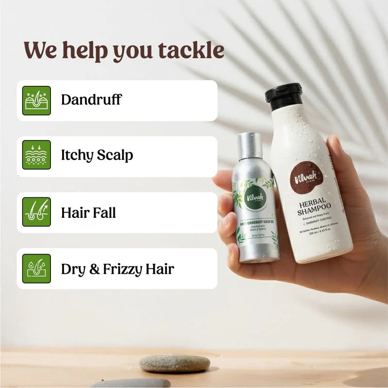 Vilvah Anti-Dandruff Haircare Kit