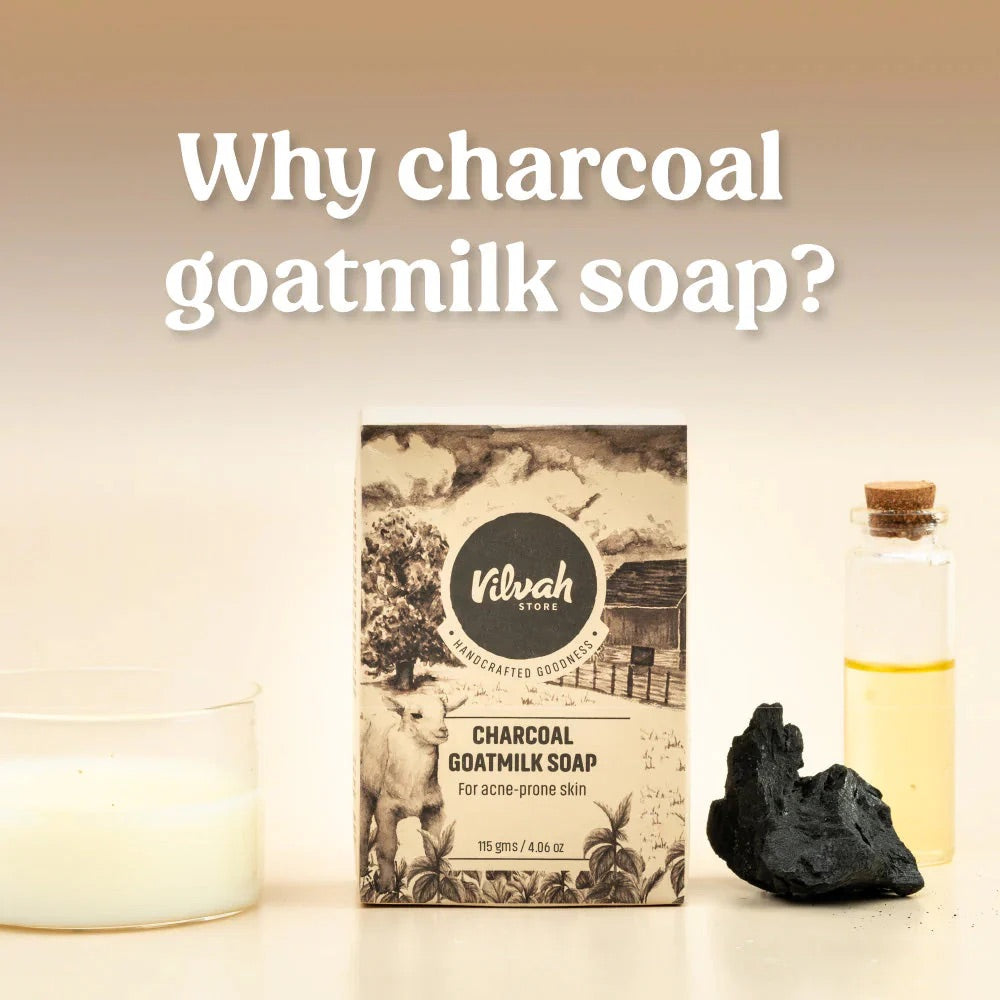 Charcoal Goatmilk Soap Bar 115G