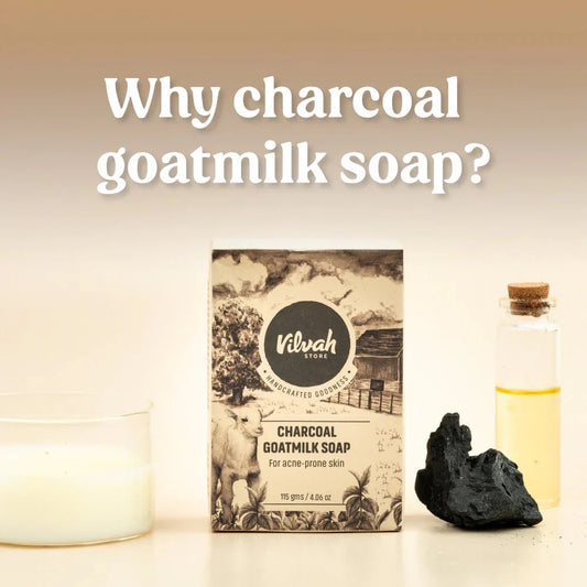 Charcoal Goatmilk Soap Bar 115G