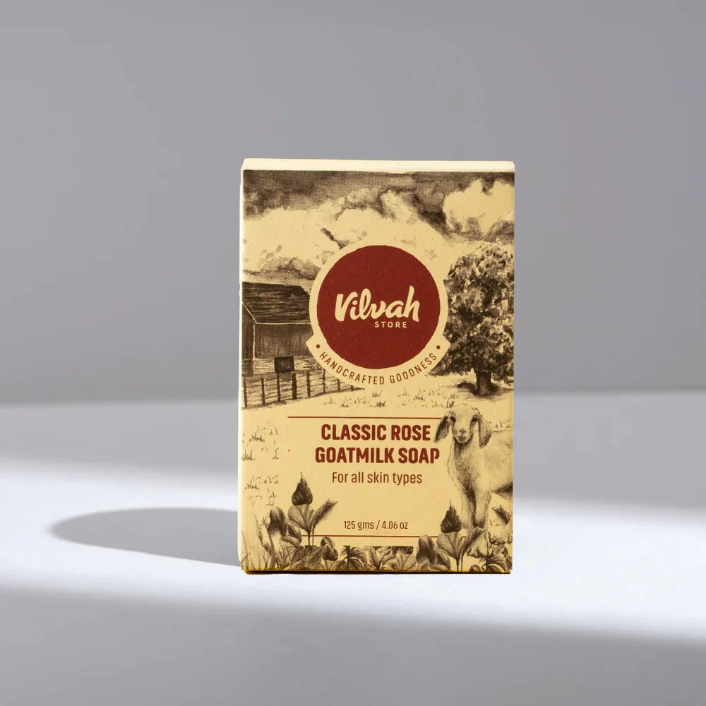 Classic Rose Goat Milk Soap Bar  125G