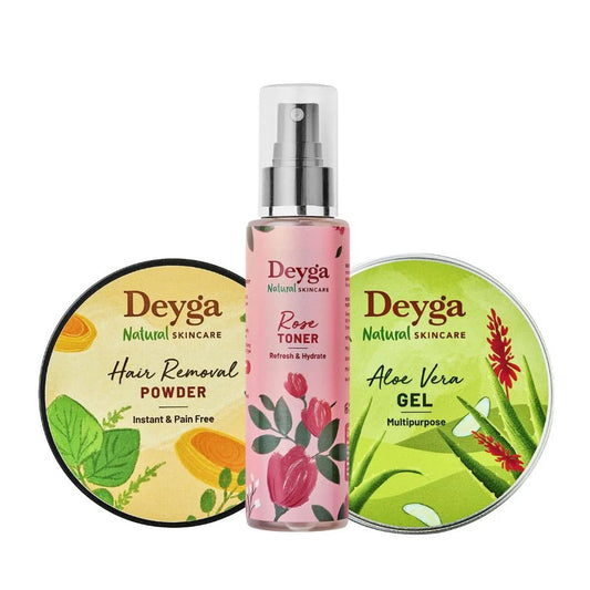 Deyga Instant Hair Removal Kit with Toner