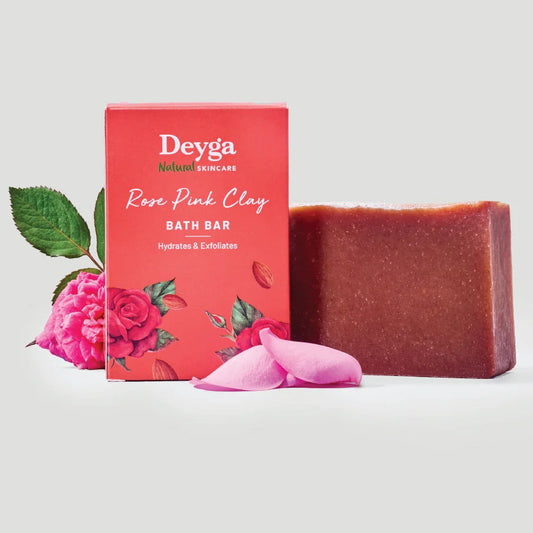 Deyga Rose Pink Clay Bath Bar 100G