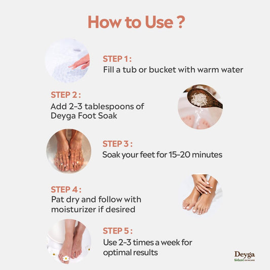 Deyga Foot Soak Powder 160G