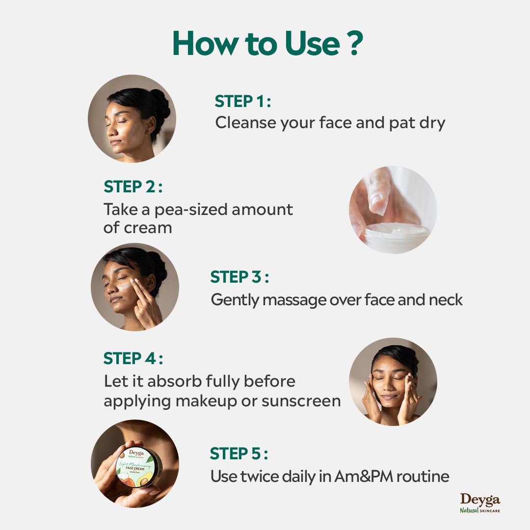 Deyga Light Moisturising Face Cream 30G