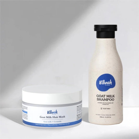 Vilvah Goat Milk Hair Kit