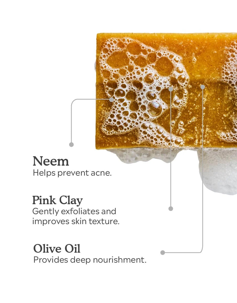 Deyga Neem & Turmeric Bath Bar 100G